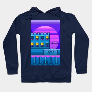 Motel Pixel Synthwave Hoodie